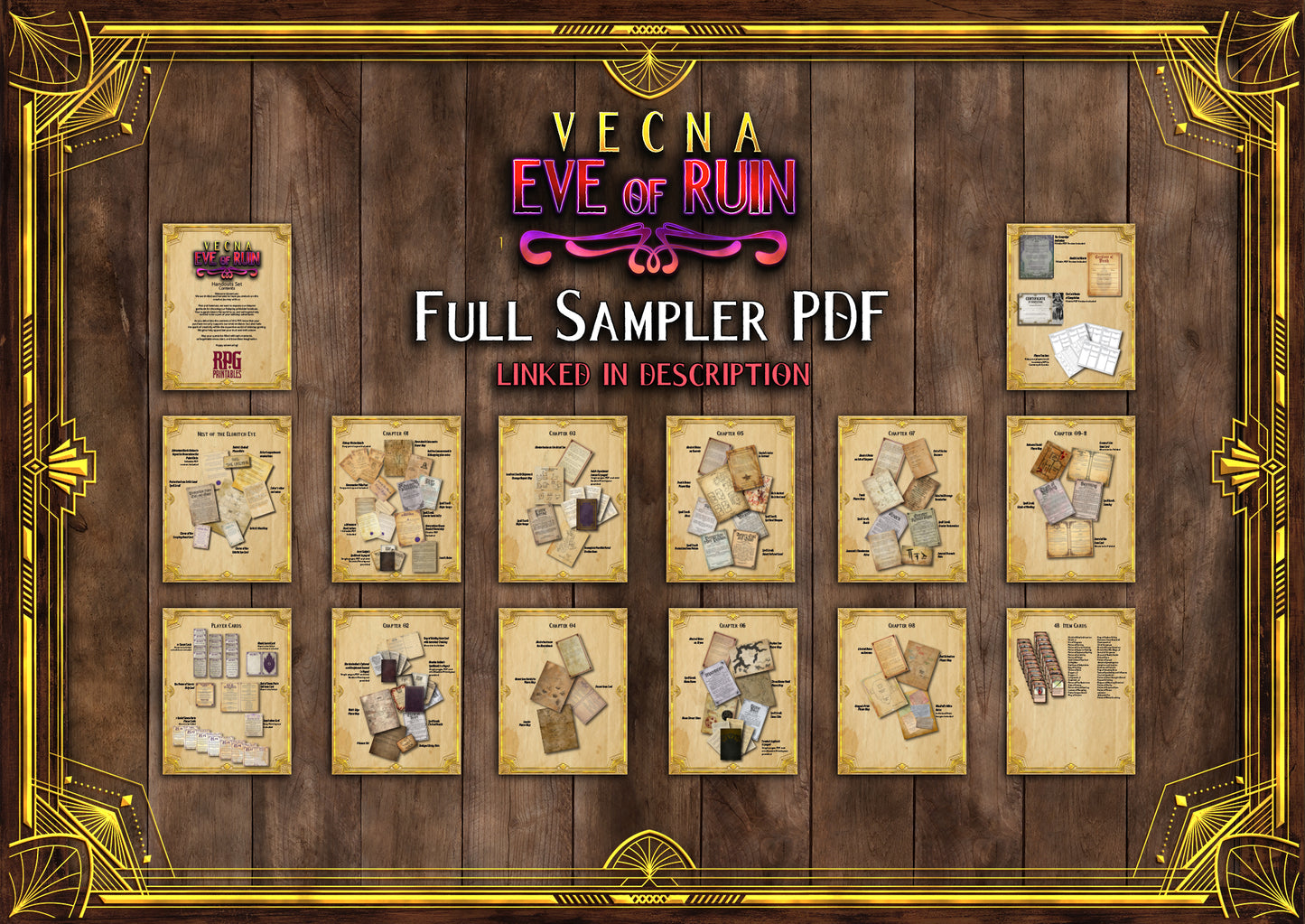 Vecna Eve of Ruin 100+ D&D Handouts and Assets Bundle - DnD - Dungeons and Dragons - Resources - Kas - Rod of Seven Parts - VTT - Printable