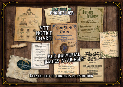 Lost Mine of Phandelver  D&D Handouts  Bundle - Campaign Assets - DnD - Resources - DM Gifts - DnD Starter Set - RPG Learning - Printable