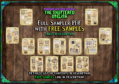 Phandelver and Below The Shattered Obelisk D&D Handouts  Bundle - Campaign Assets - DnD - Resources - DM Gifts - DnD Starter - Printable