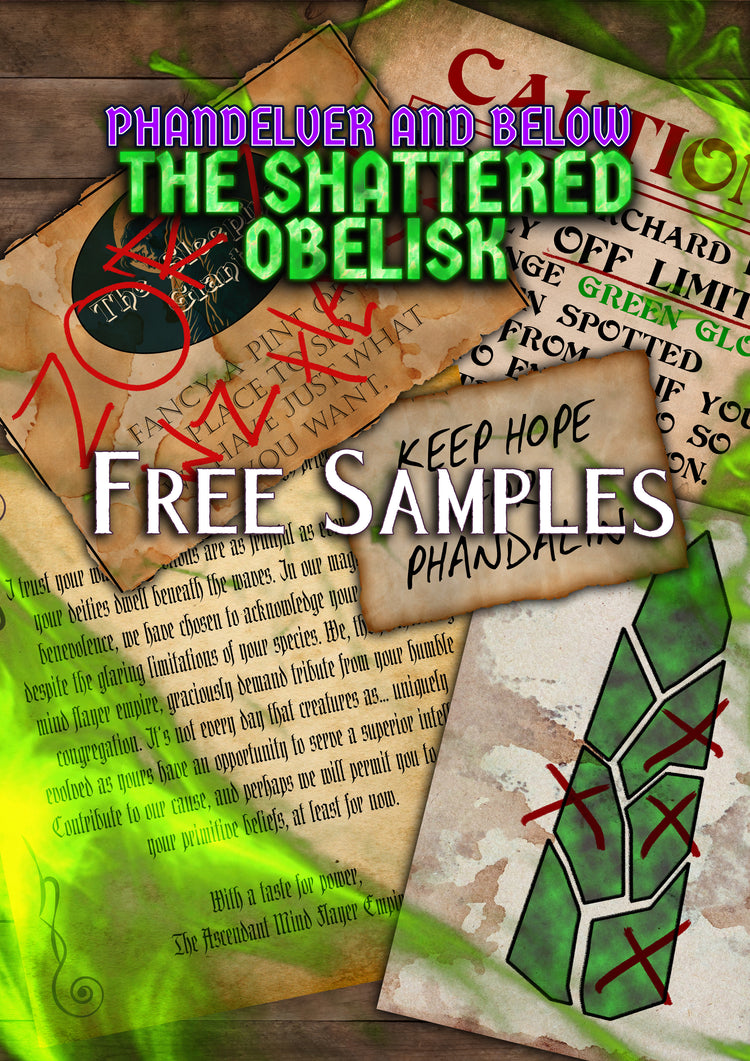 Free DnD Handouts RPG Printables
