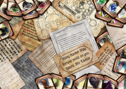 Wild Beyond the Witchlight D&D Handouts - CHAPTER 05 Bundle - Campaign Assets - DnD - Resources - Palace of Hearts Desire - Printable