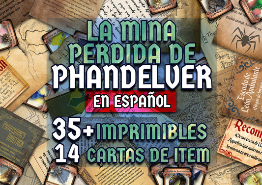 La mina perdida de Phandelver , D&D,  Paquete de imprimibles, Handouts, Campaña, Recursos DM, Regalos DM - DnD Starter Set,  Printable