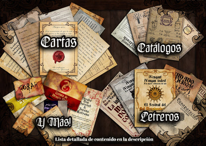 La maldición de Strahd 140 + D&D Imprimibles - DnD - Dungeons and Dragons - Recursos - Barovia - DM Regalo - Cartas - VTT - Imprimible