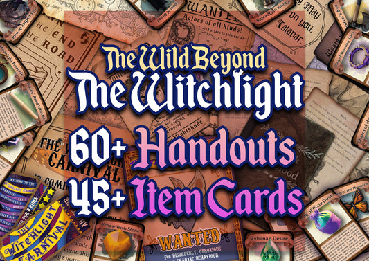 Wild Beyond the Witchlight D&D Handouts - Campaign Assets - DnD - Resources - Hither - Thiter - Yon - Palace of Hearts Desire - Printable