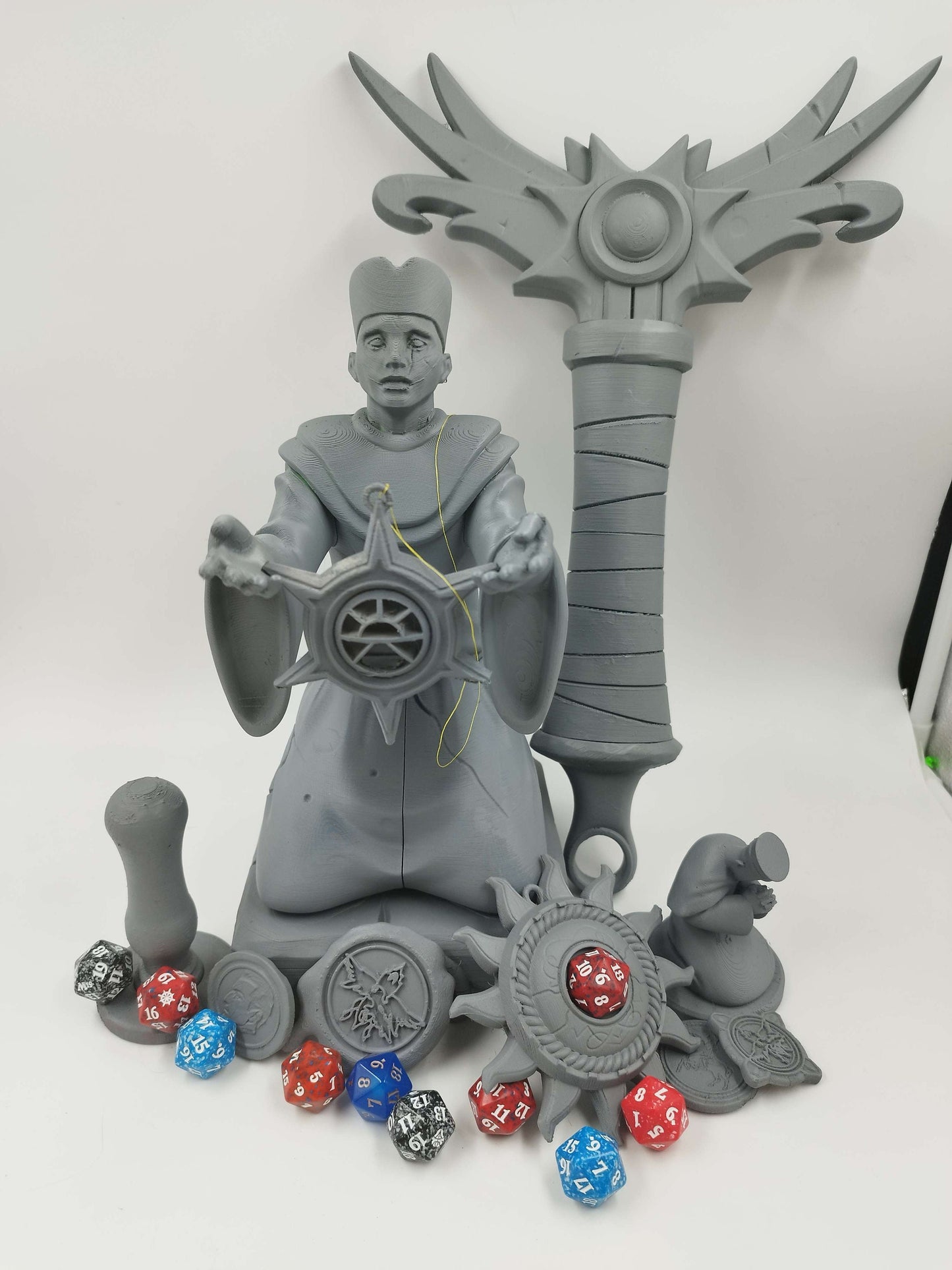 z Curse of Strahd 8+ 3D Printable Props Set - STL FILES ONLY - Sunsword - Holy Symbol of Ravenkind - Icon of Ravenloft - Wax Seals