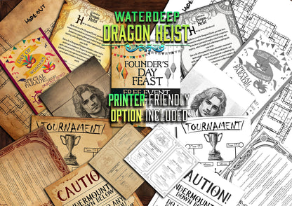 Waterdeep Dragon Heist 140 + D&D Handouts and Assets Bundle - Dungeons and Dragons - Resources - Lords - DM Gift - Faction - VTT - Printable