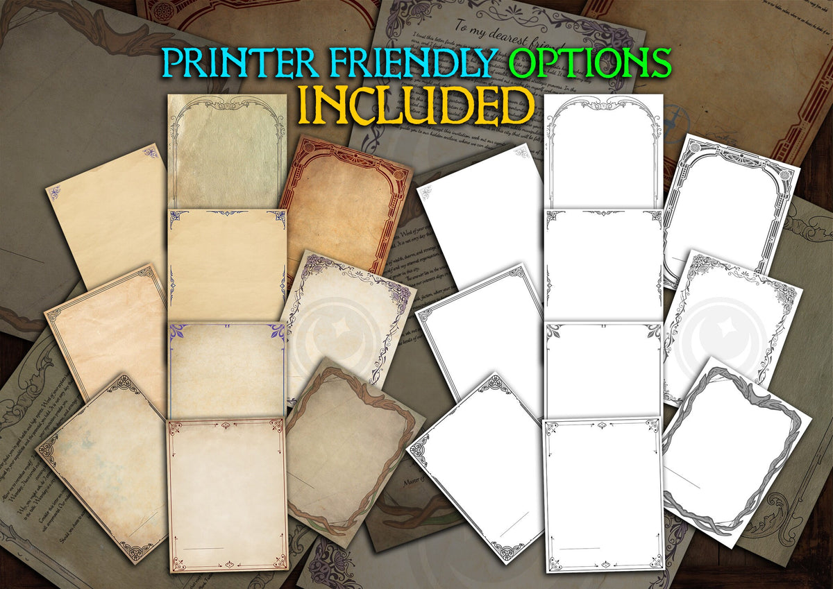 Dungeon Letters D&D RPG Faction Letters Pack - 10 Editable PDFs for Immersive Campaign ...